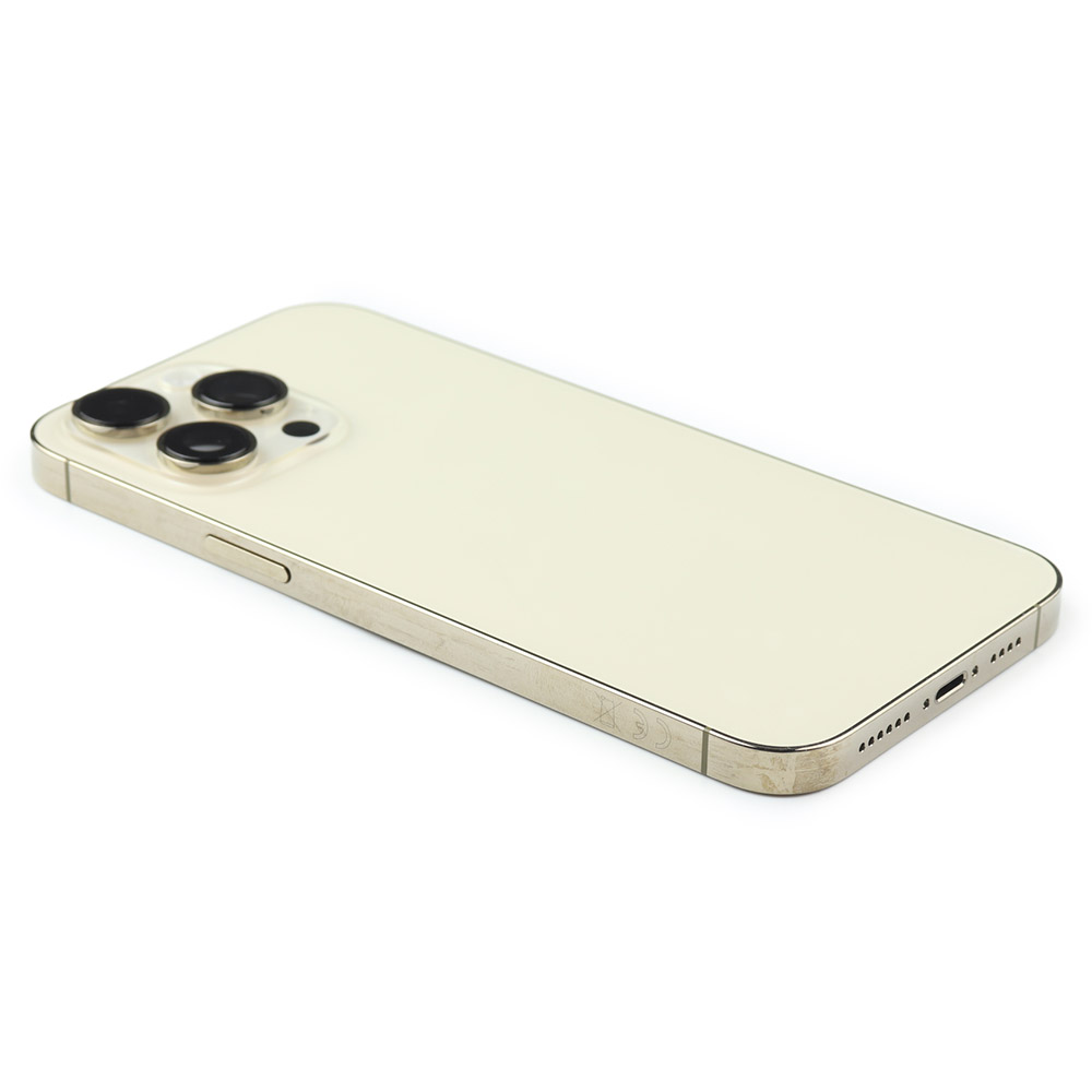 Apple Achterbehuizing met kleine onderdelen voor iPhone 14 Pro Max Gold Pulled