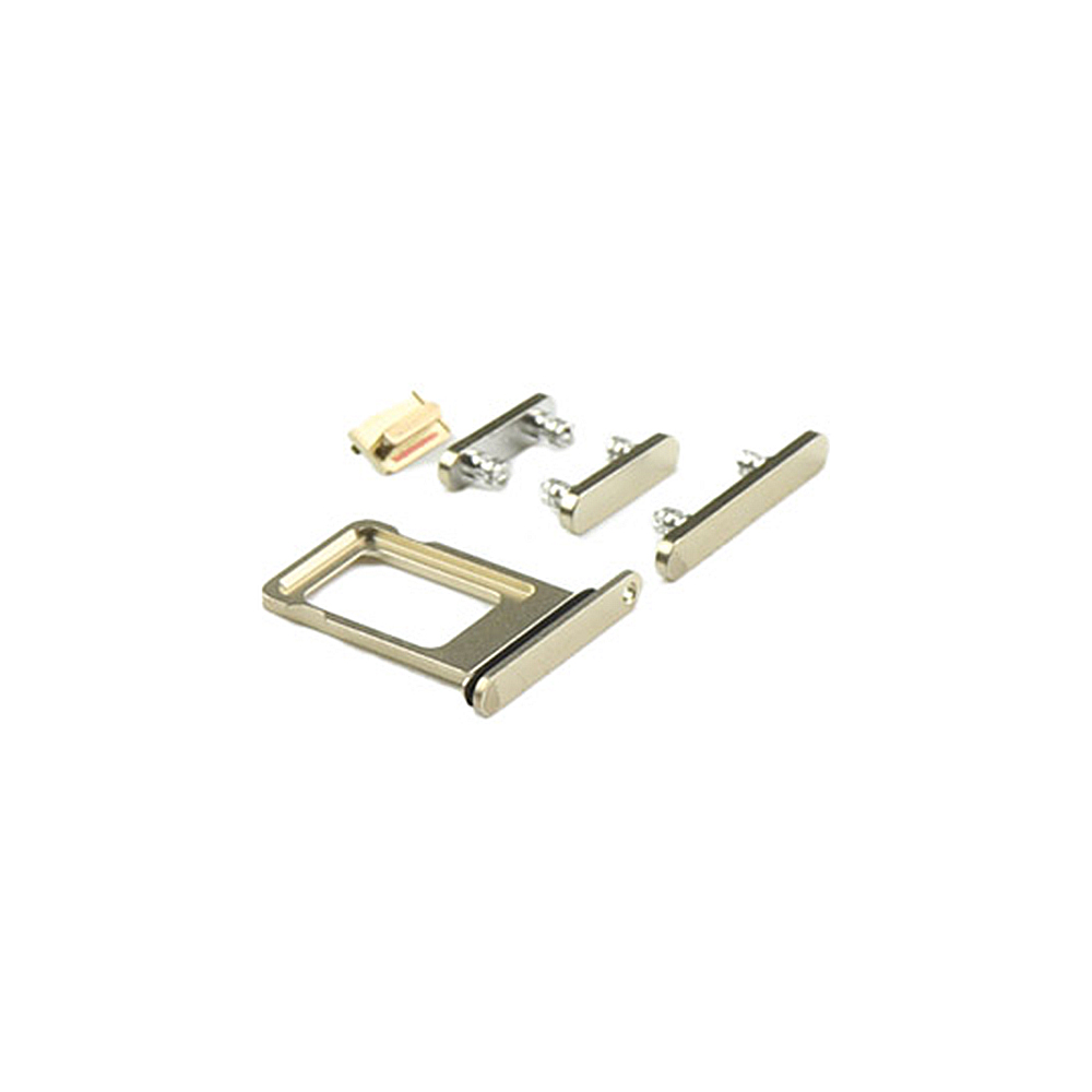 Apple Behuizing-knoppenset voor iPhone 14 Pro Gold Max OEM-Equivalent