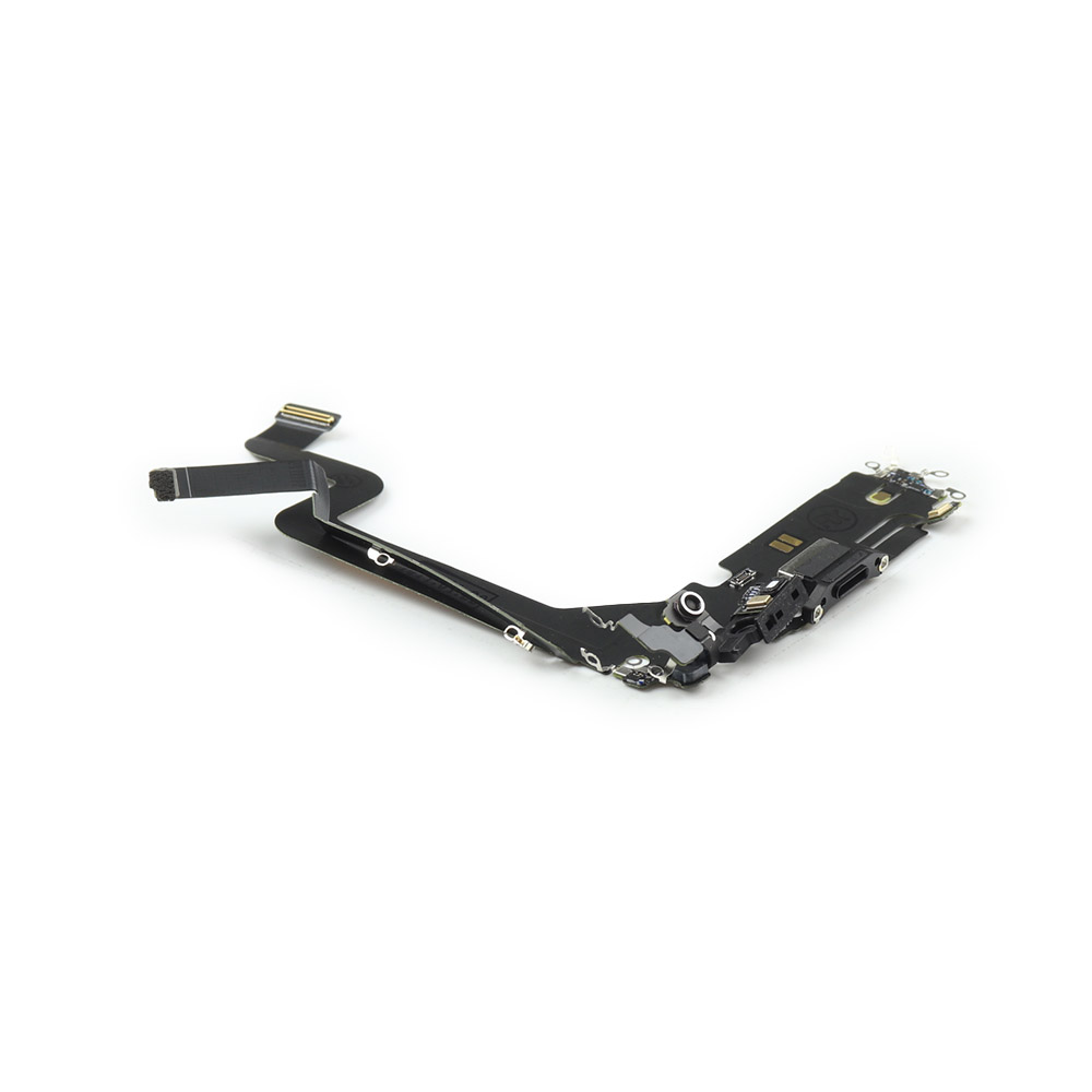 Apple Oplaadpoort voor iPhone 14 Pro Max Zwart Pulled