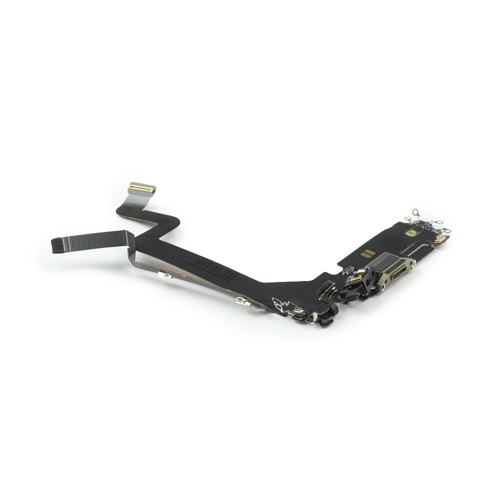 Apple Oplaadpoort voor iPhone 14 Pro Max Gold Pulled