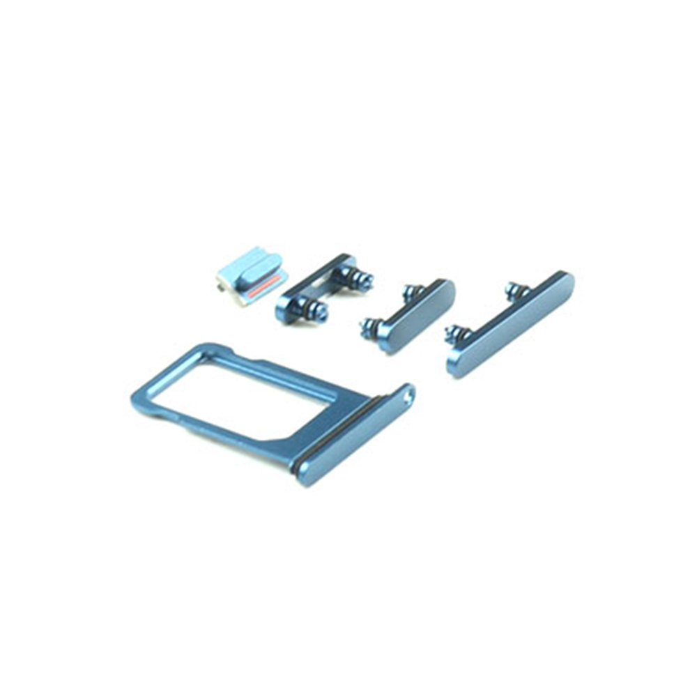 Apple Behuizing-knoppenset voor iPhone 13 Mini Blauw OEM-Equivalent