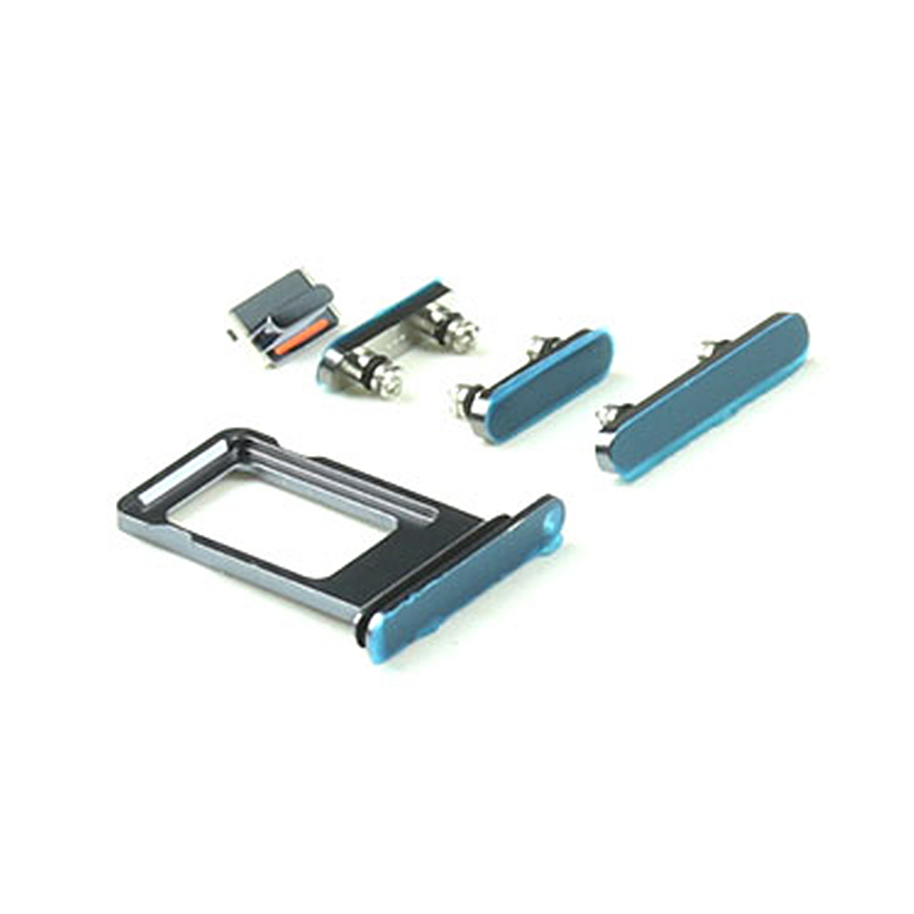 Apple Behuizing-knoppenset voor iPhone 13 Pro Max Blauw OEM-Equivalent