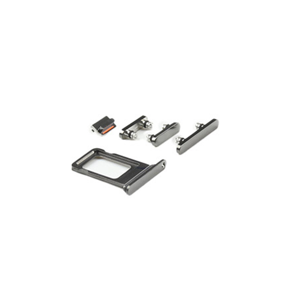 Apple Behuizing-knoppenset voor iPhone 13 Pro Zwart OEM-Equivalent
