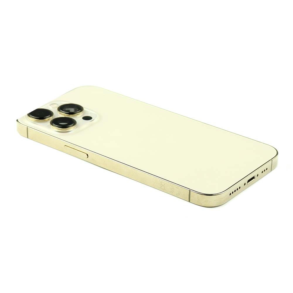 Apple Achterbehuizing met kleine onderdelen (US-versie) voor iPhone 13 Pro Gold Pulled