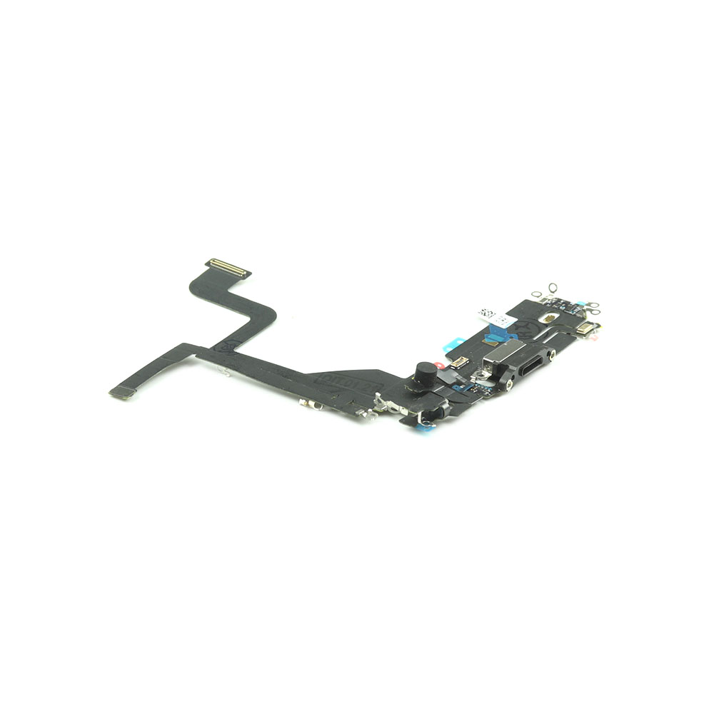 Apple Oplaadpoort voor iPhone 13 Pro Zwart Pulled