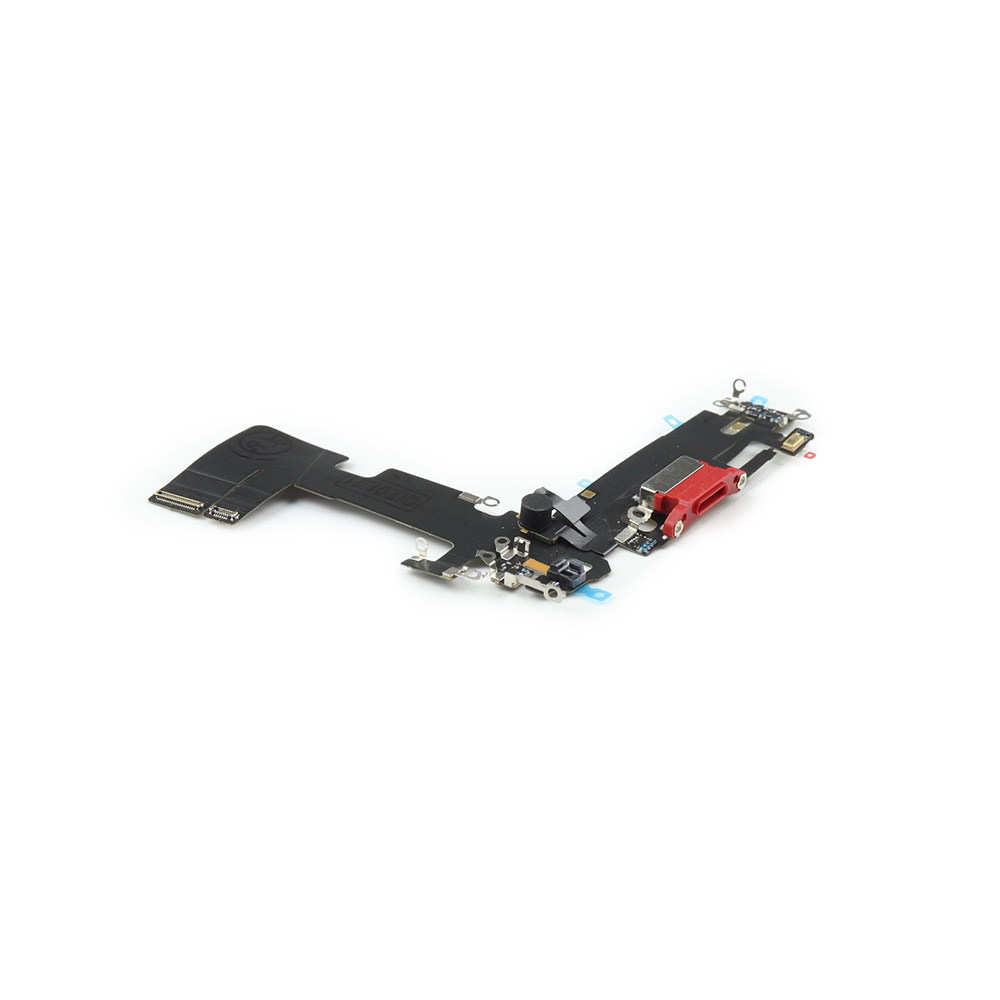 Apple Oplaadpoort voor iPhone 13 Rood Pulled