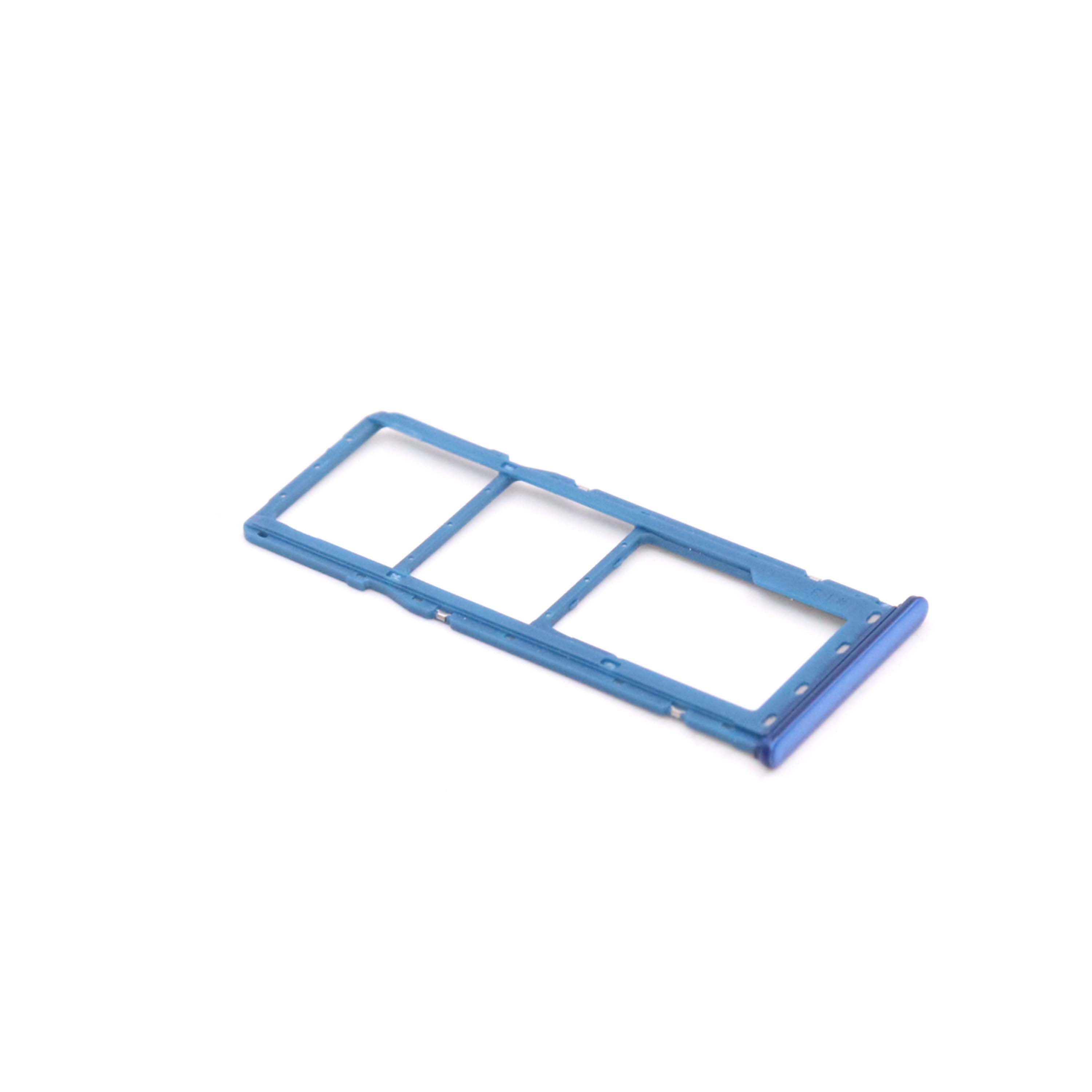 Samsung Nano-simkaarthouder voor Samsung A20 2019 (A205F) Blauw OEM-Equivalent