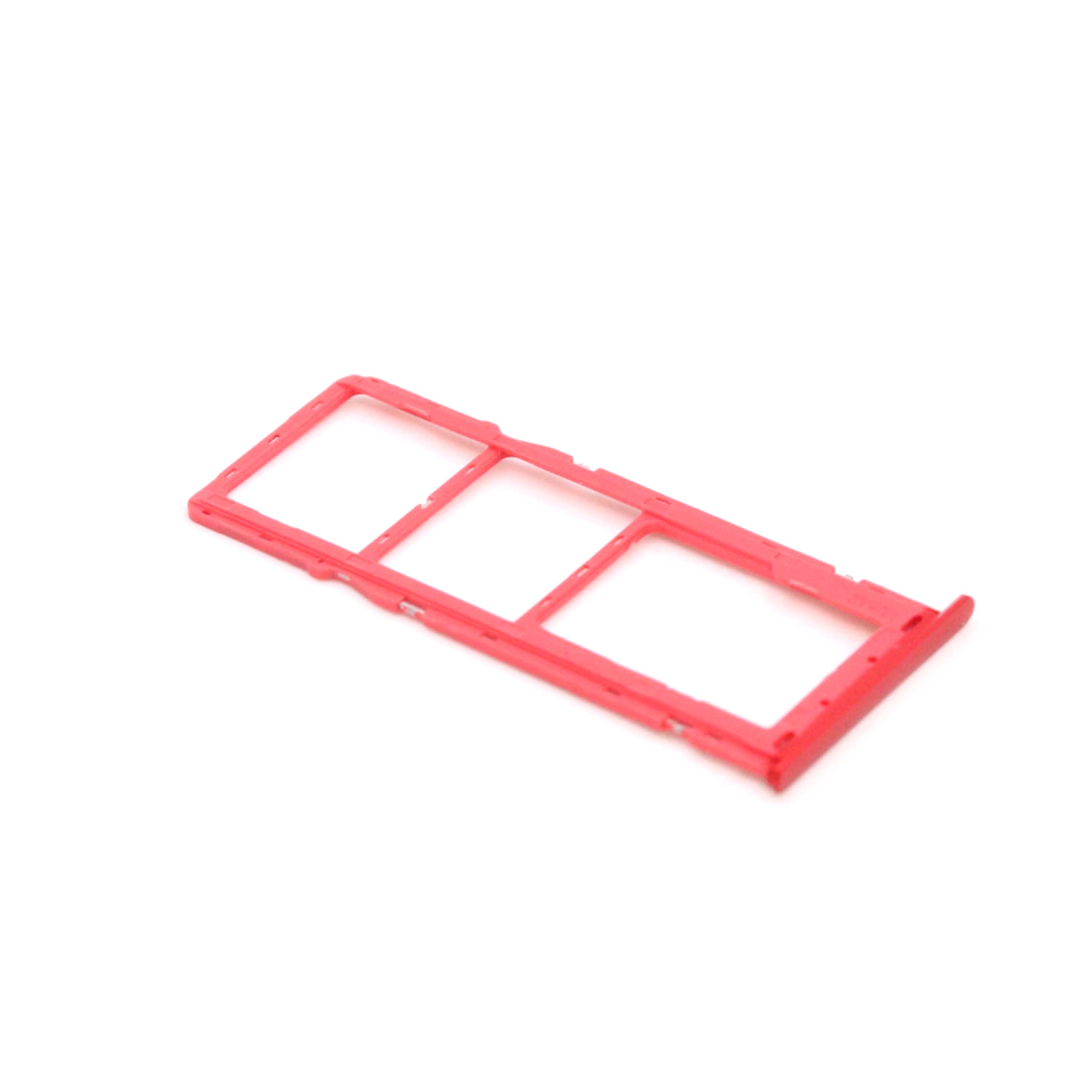 Samsung Nano-simkaarthouder voor Samsung Galaxy A20s (A207F) Rood OEM-Equivalent