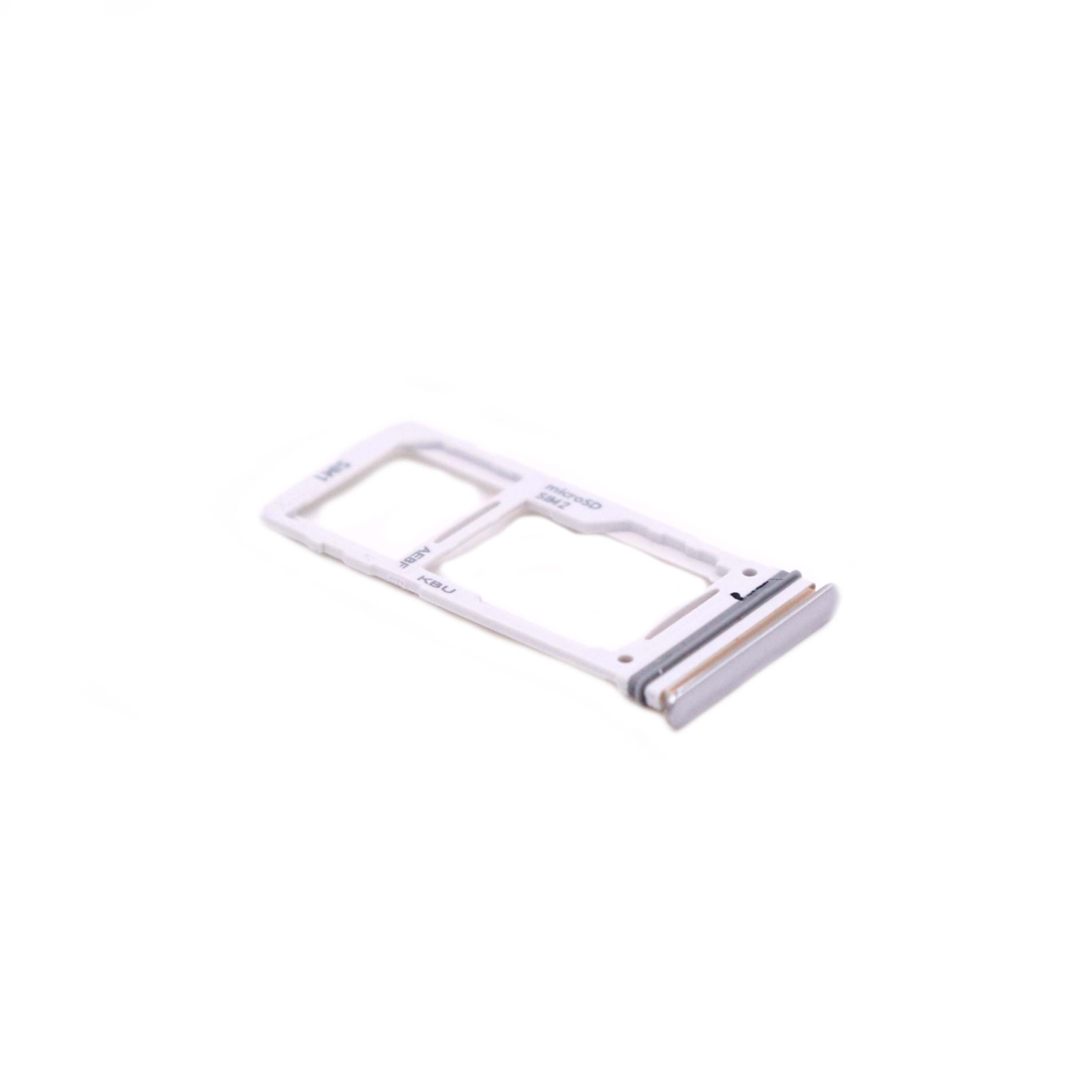 Samsung Nano-simkaarthouder voor Samsung Galaxy A72 (A725F) Zilver OEM-Equivalent