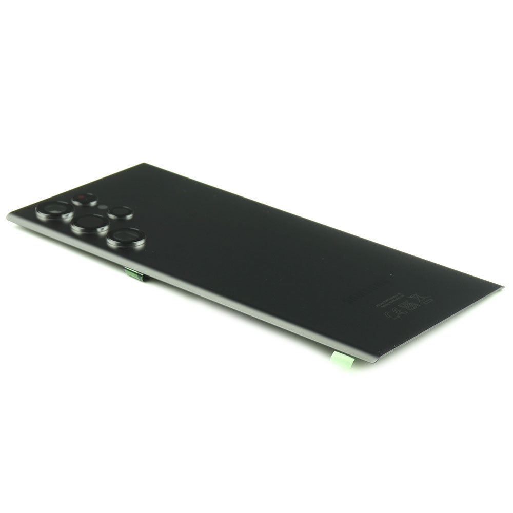 Samsung Achterkant voor Samsung Galaxy S22 Ultra (SM-S908B) Zwart Service Pack
