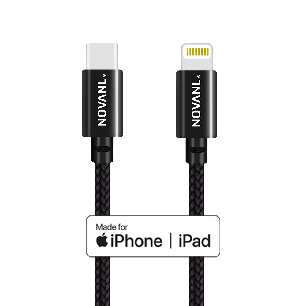 NOVANL Speedcharge Pro USB-C to Lightning (MFI) kabel (1M)