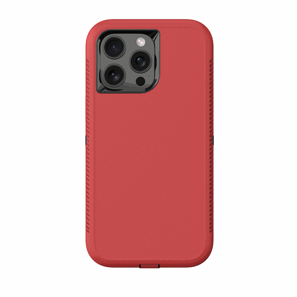 NOVANL RuggedGuard voor iPhone 15 Pro Rood