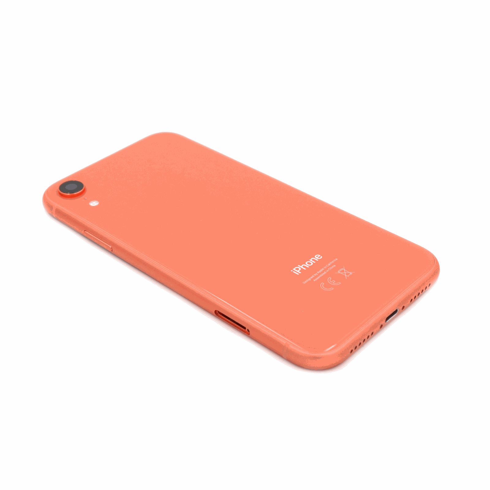 Apple Achterbehuizing met kleine onderdelen voor iPhone Xr Oranje Pulled