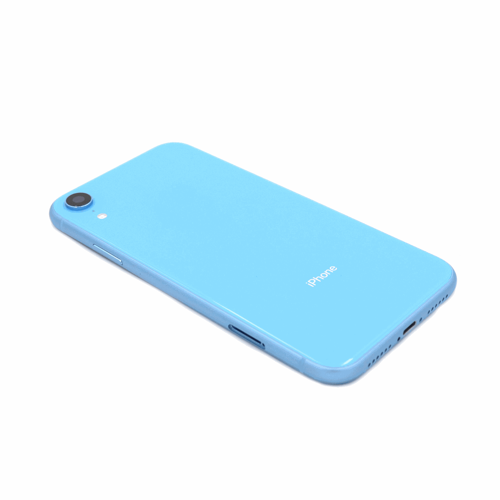 Apple Achterbehuizing met kleine onderdelen voor iPhone Xr Blauw Pulled