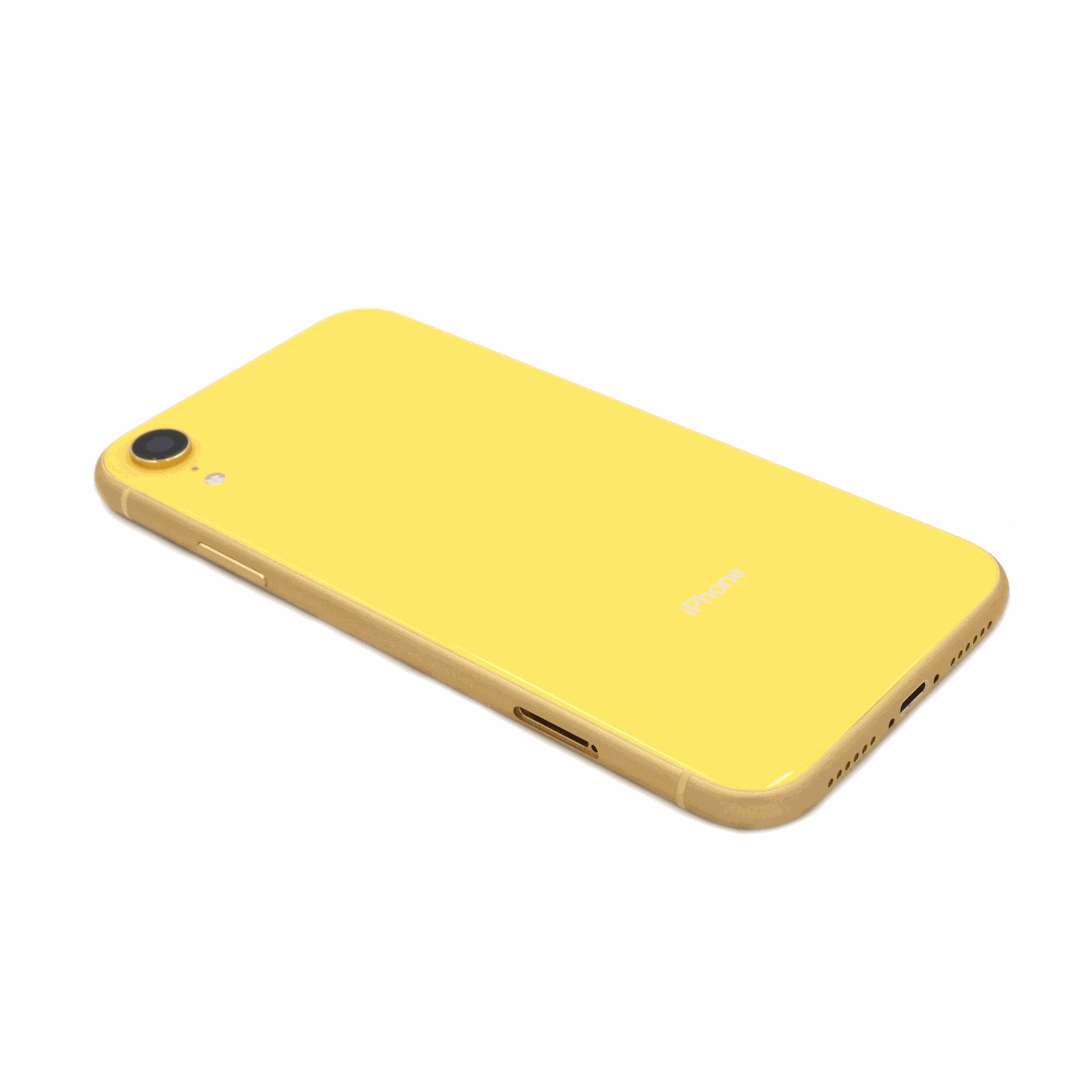 Apple Achterbehuizing met kleine onderdelen voor iPhone Xr Geel Pulled