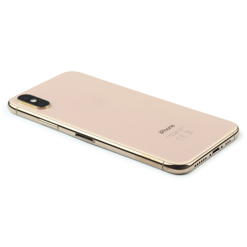Apple Achterbehuizing met kleine onderdelen voor iPhone Xs Gold Pulled