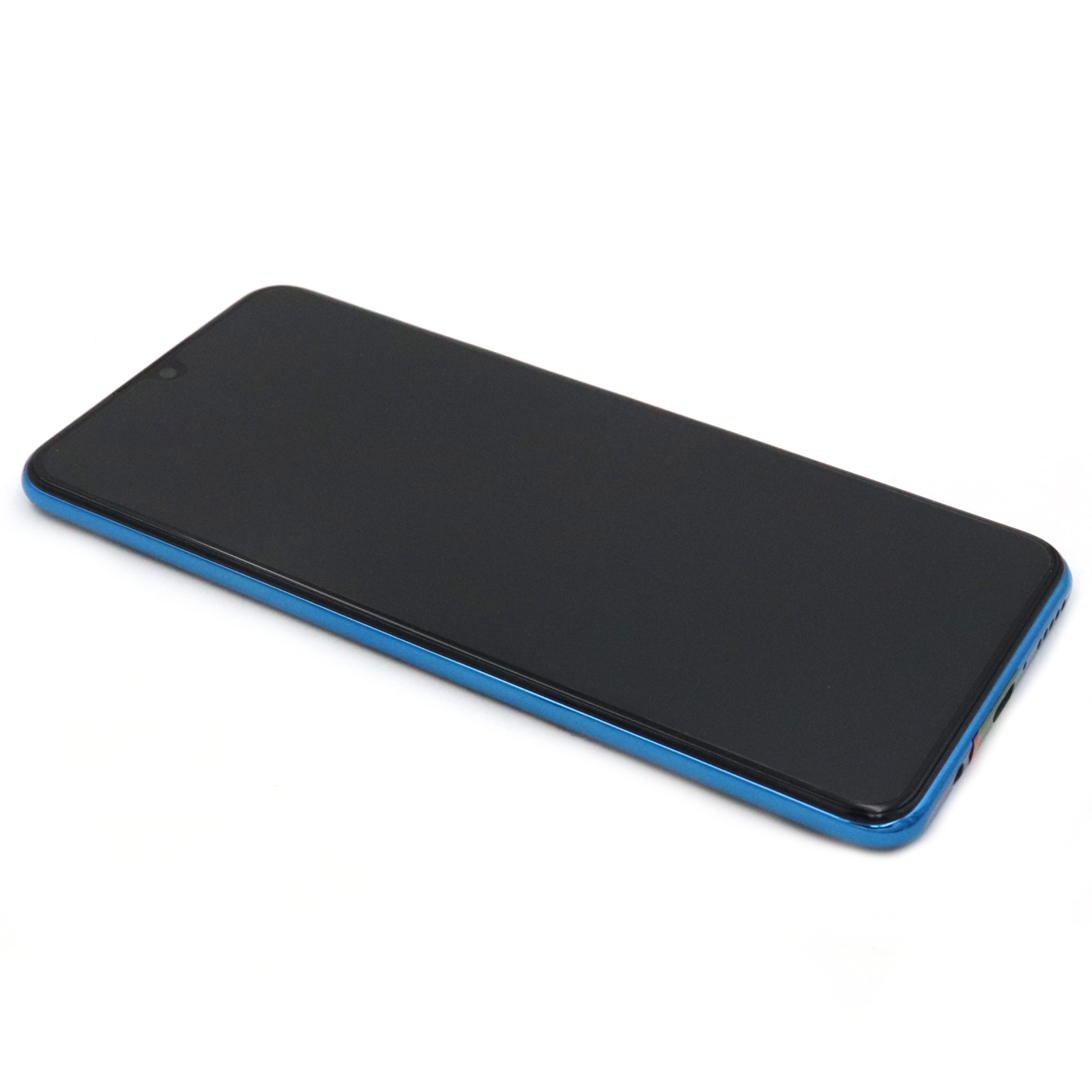 Huawei Scherm met frame and Batterij voor Huawei P30 Lite (48MP) Blauw Service Pack