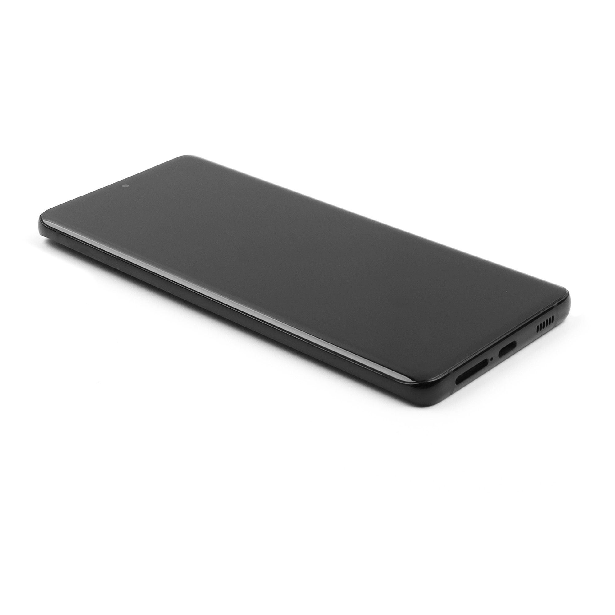 Samsung Scherm met frame voor Samsung Galaxy S21 Ultra 5G Phantom Zwart Soft Oled