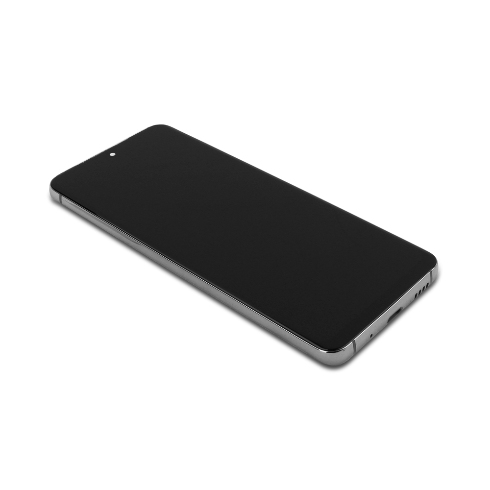 Samsung Scherm met frame voor Samsung Galaxy S20 4G SM-G980F Cosmic Grijs In-Cell