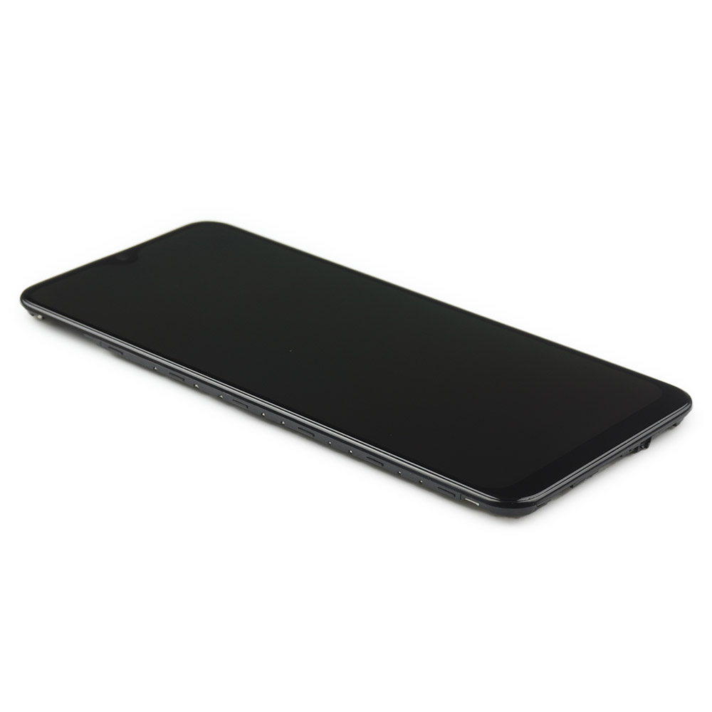 Samsung Scherm met frame Zwart voor Samsung Galaxy A50 (A505F) Oled Soft