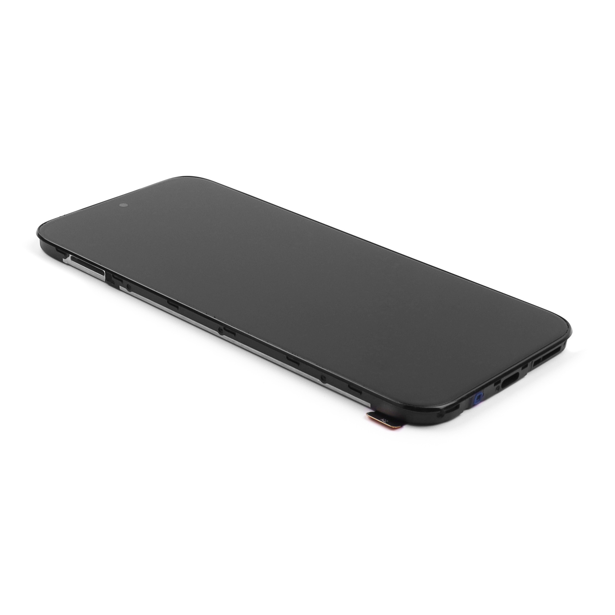 Motorola Scherm met frame voor Motorola Moto G67 Zwart OEM-Equivalent