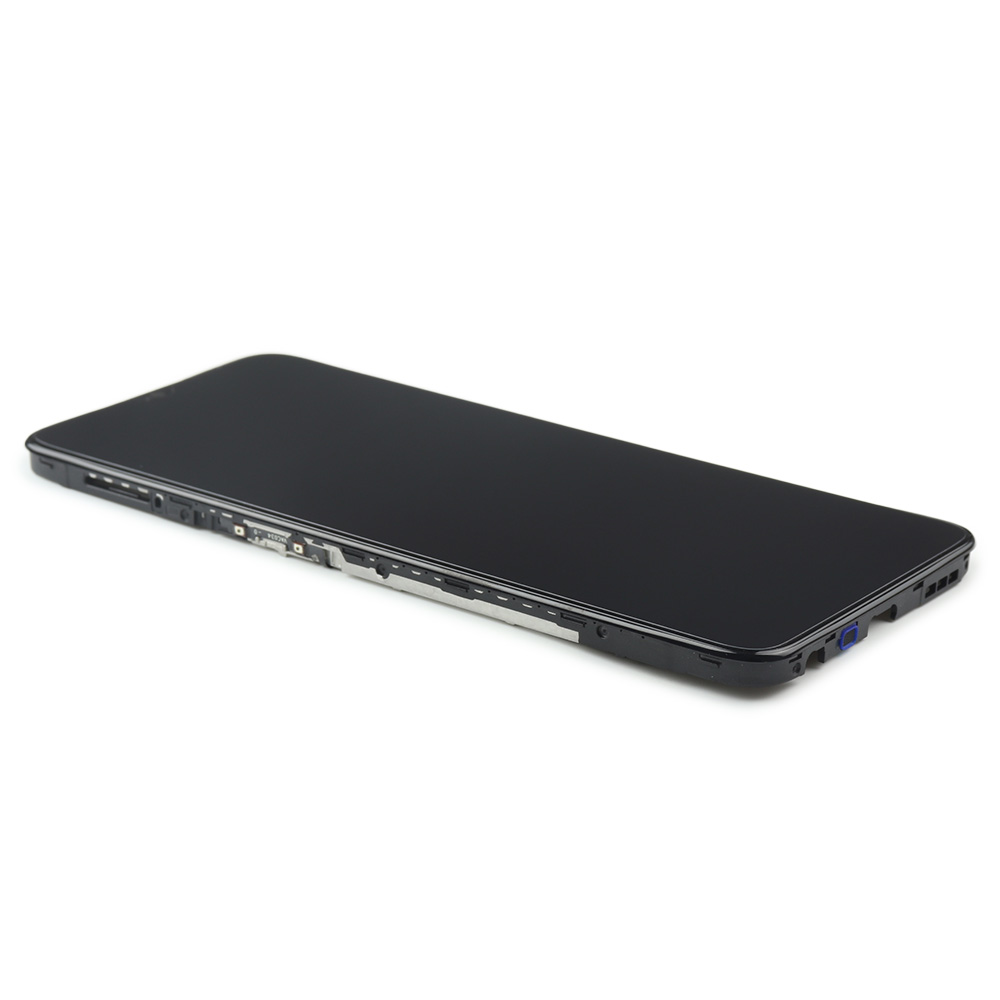 Oppo Scherm met frame voor Oppo A78 5G Zwart Service Pack