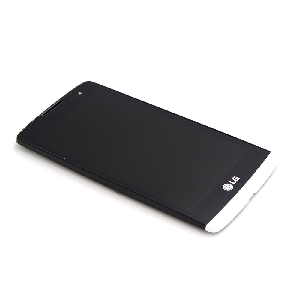 LG Scherm met frame voor LG Leon (H340N) Wit OEM-Equivalent