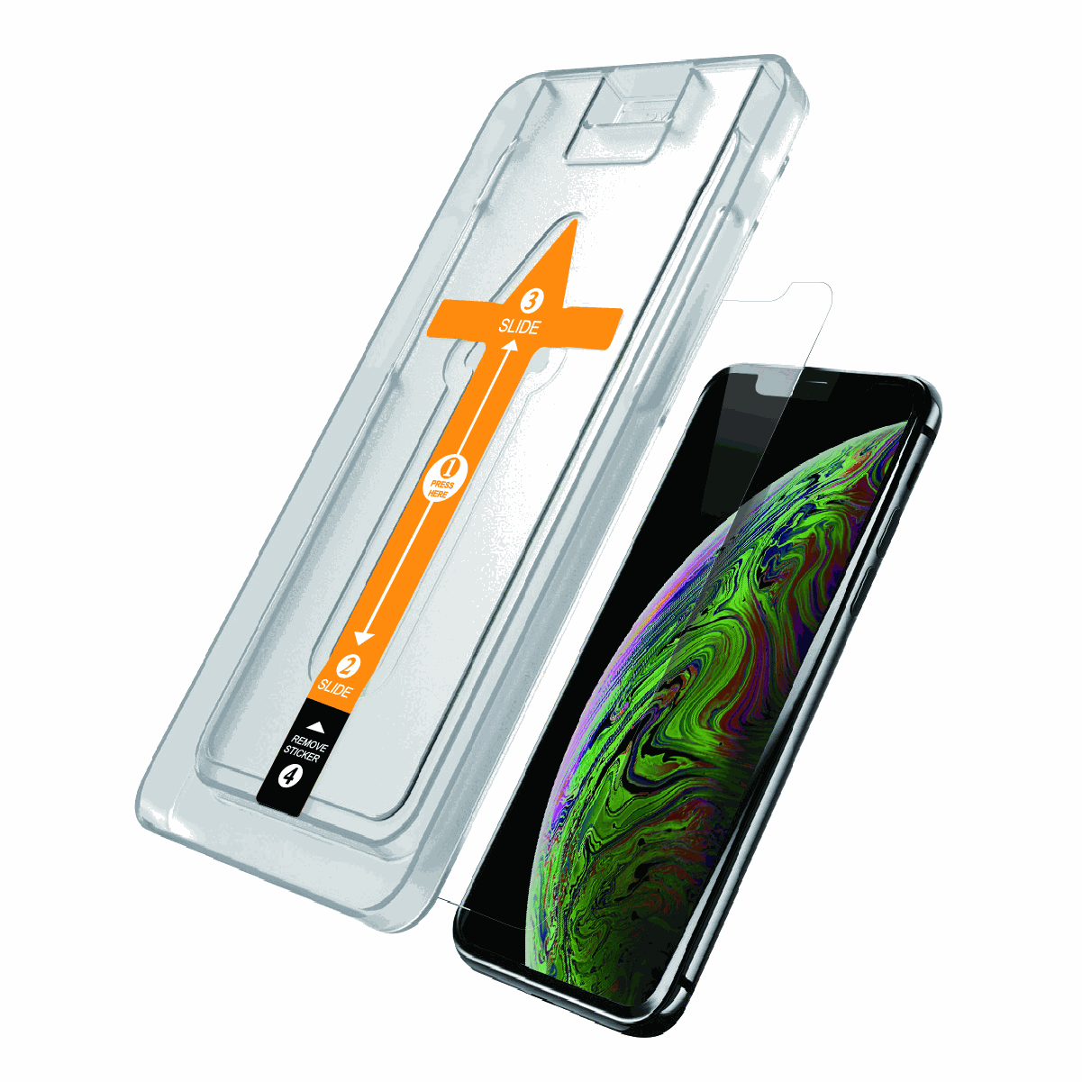 NovaNL Glass Volume 3.0 (Case Friendly) incl. Applicator für iPhone Xs Max