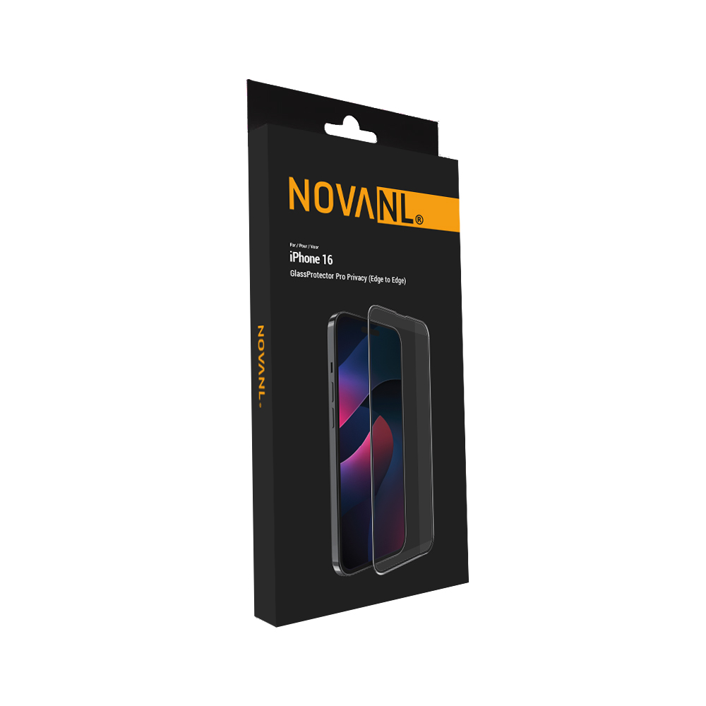 NOVANL GlassProtector Pro Privacy (Edge to Edge) voor iPhone 16