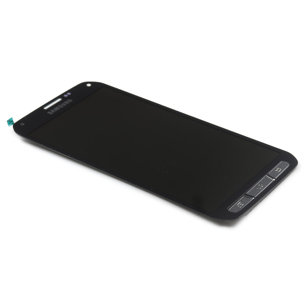 Samsung Scherm (met Adhesive) voor Samsung Galaxy S5 Active Zwart Service Pack