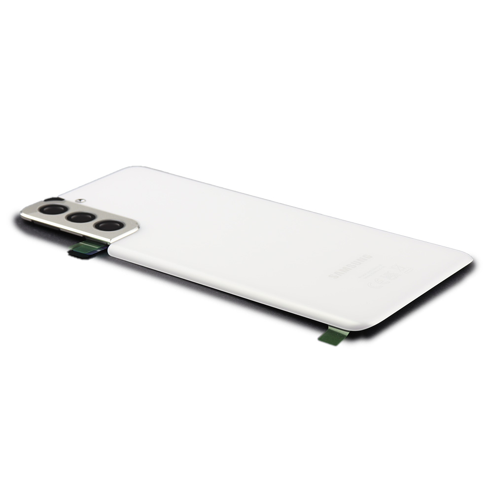 Samsung Achterkant voor Samsung Galaxy S21 Zilver Wit Service Pack