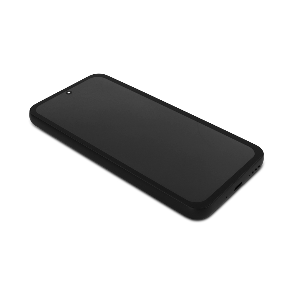 Samsung Scherm met frame voor Samsung Galaxy A54 5G (A546B) Zwart Soft Oled
