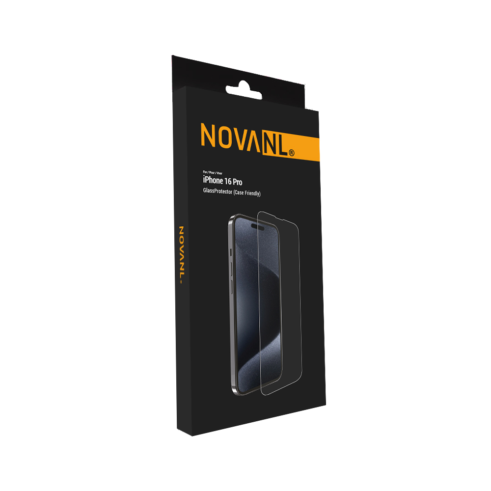 NOVANL GlassProtector (Case Friendly) für iPhone 16 Pro/17/17 Pro