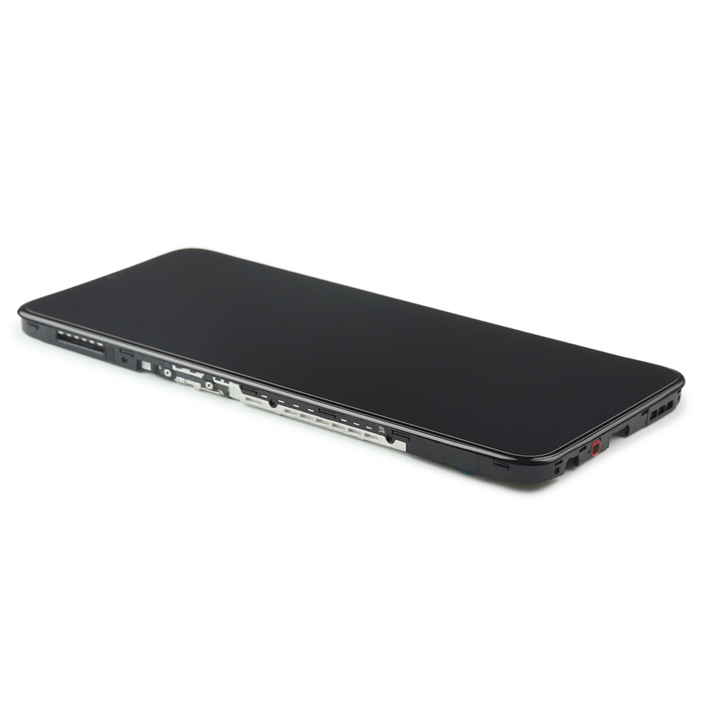 Oppo Scherm met frame voor Oppo A77 5G Zwart Service Pack
