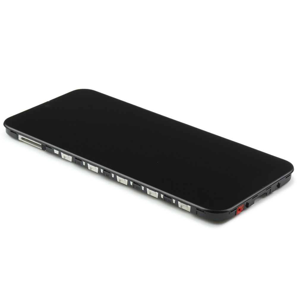 Motorola Scherm met frame voor Motorola Moto E6i Zwart OEM-Equivalent