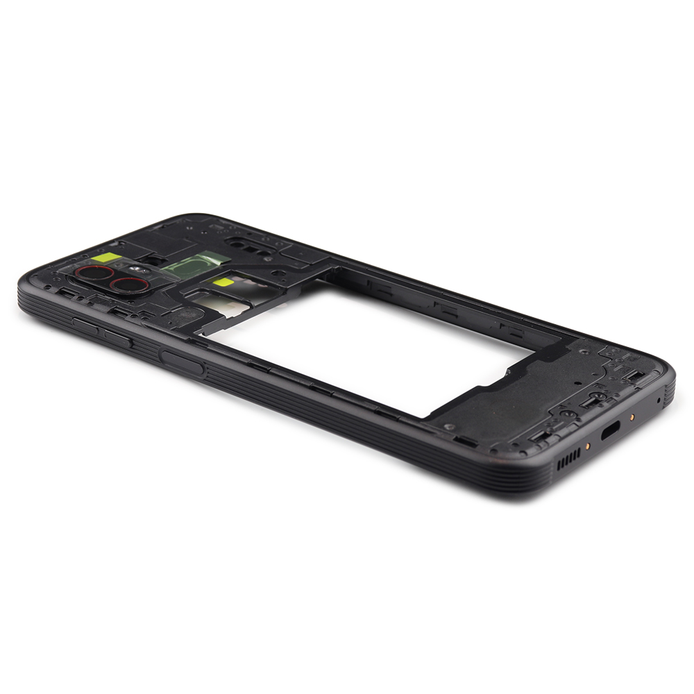 Samsung Middenframe voor Samsung Galaxy Xcover 6 Pro (G736) Zwart OEM-Equivalent