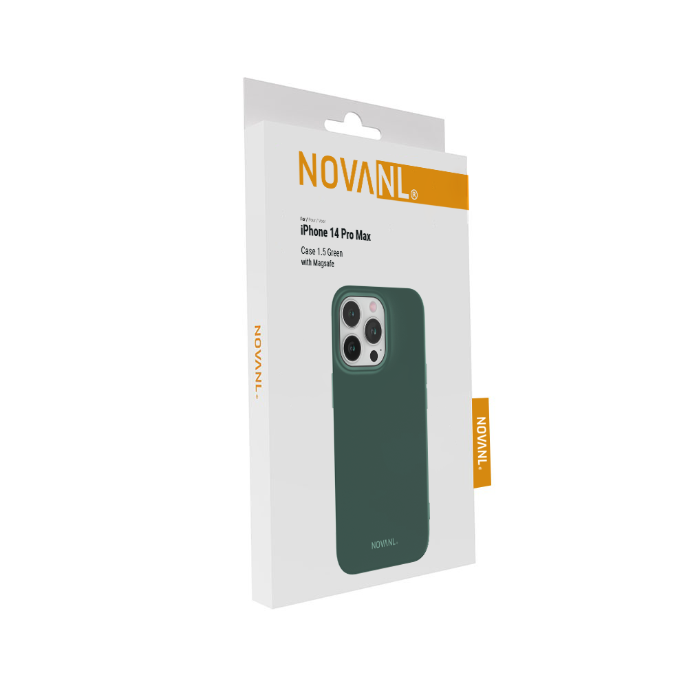 NOVANL SoftTouch Case (incl. Magnetics) für iPhone 14 Pro Max Grün