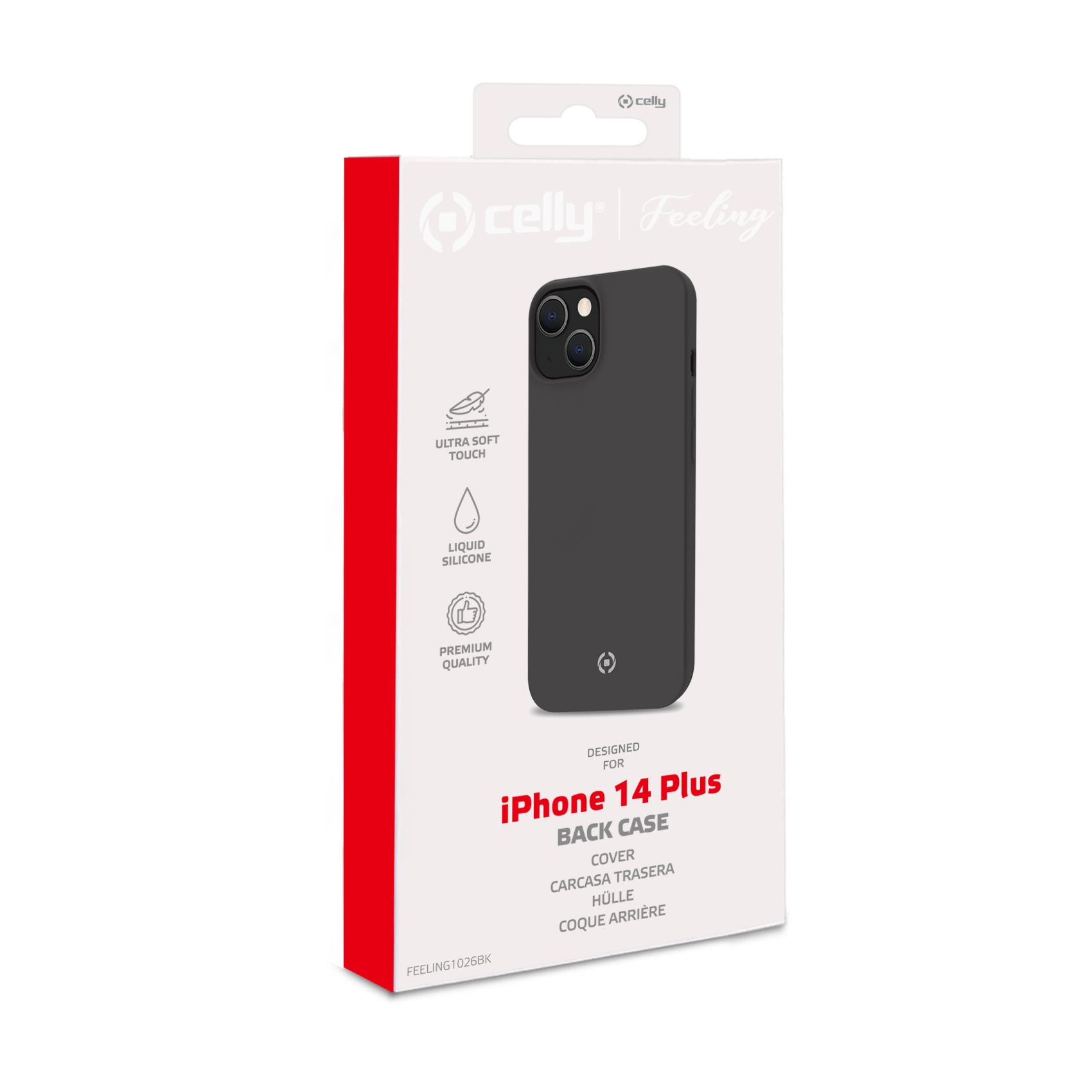 Celly Feeling voor Case voor iPhone 14 Plus Zwart