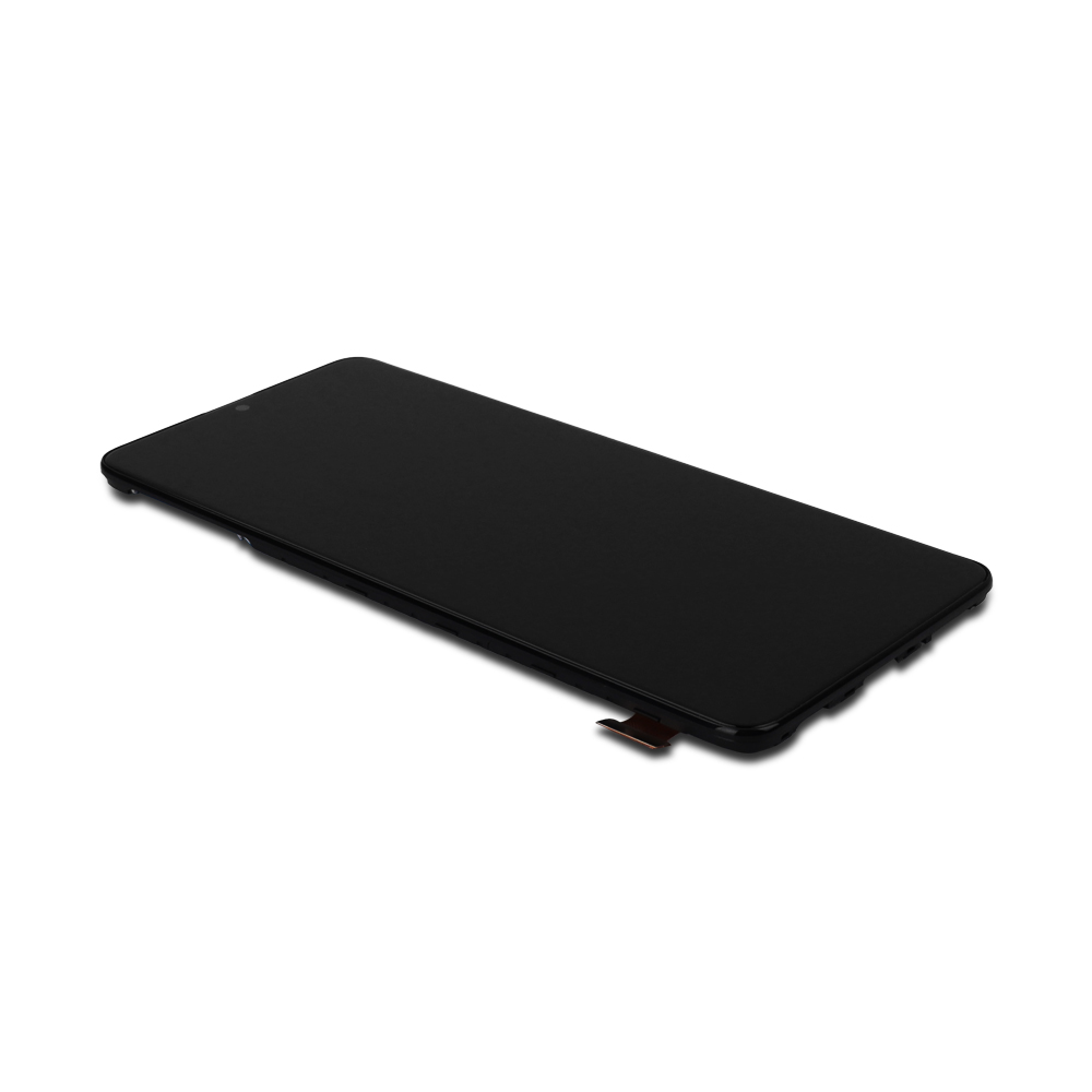 Samsung Scherm met frame voor Samsung Galaxy A41 Zwart In-Cell