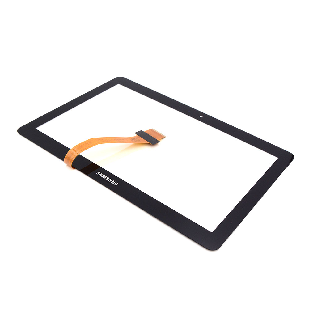 Samsung Touchscreen (met plakstrip) voor Samsung Tab 10.1 (P7500) Zwart OEM-Equivalent