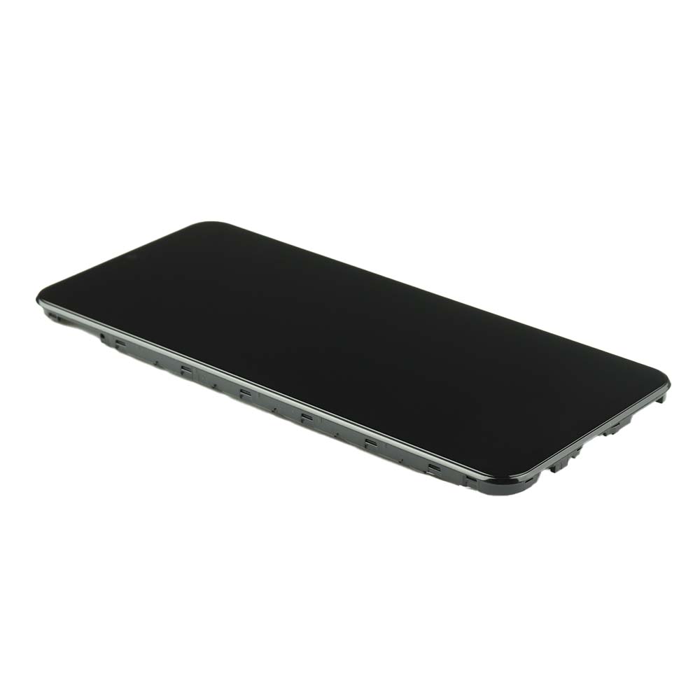 Komplettes Display mit Rahmen für Samsung Galaxy M23 5G Schwarz Service Pack