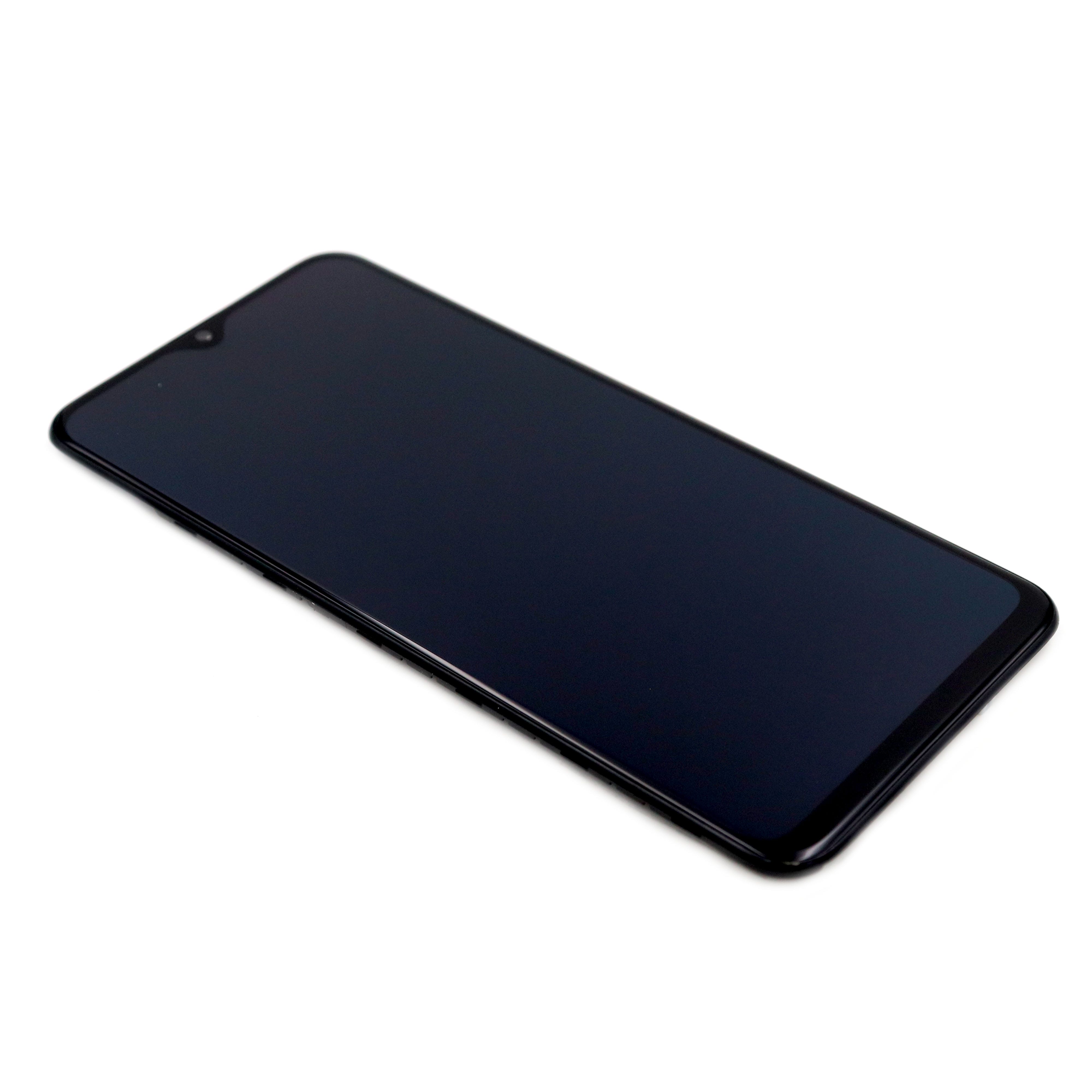 Samsung Scherm met frame voor SSamsung A20 2019 (A205F) Zwart Service Pack