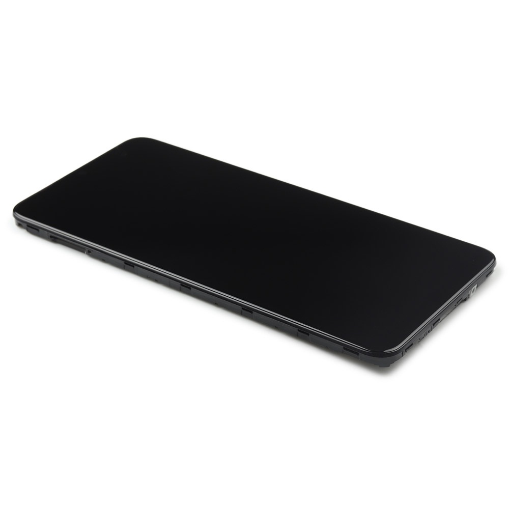 Samsung Scherm met frame voor Samsung A10 (Non EU Version) Zwart OEM-Equivalent
