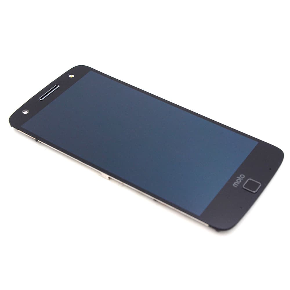 Motorola Scherm met frame voor Motorola Moto Z Force Zwart OEM-Equivalent
