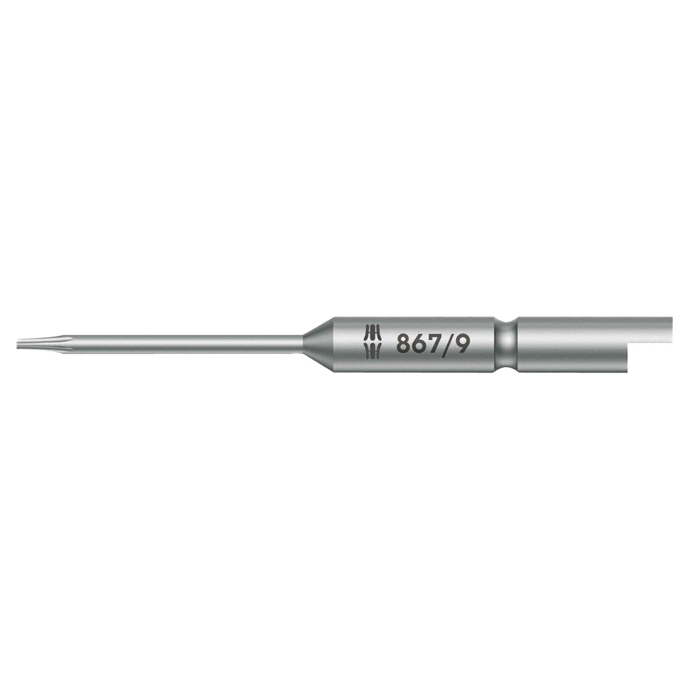 Wera 867/9 C TORX® Bits, Halfmoon TX 3x44