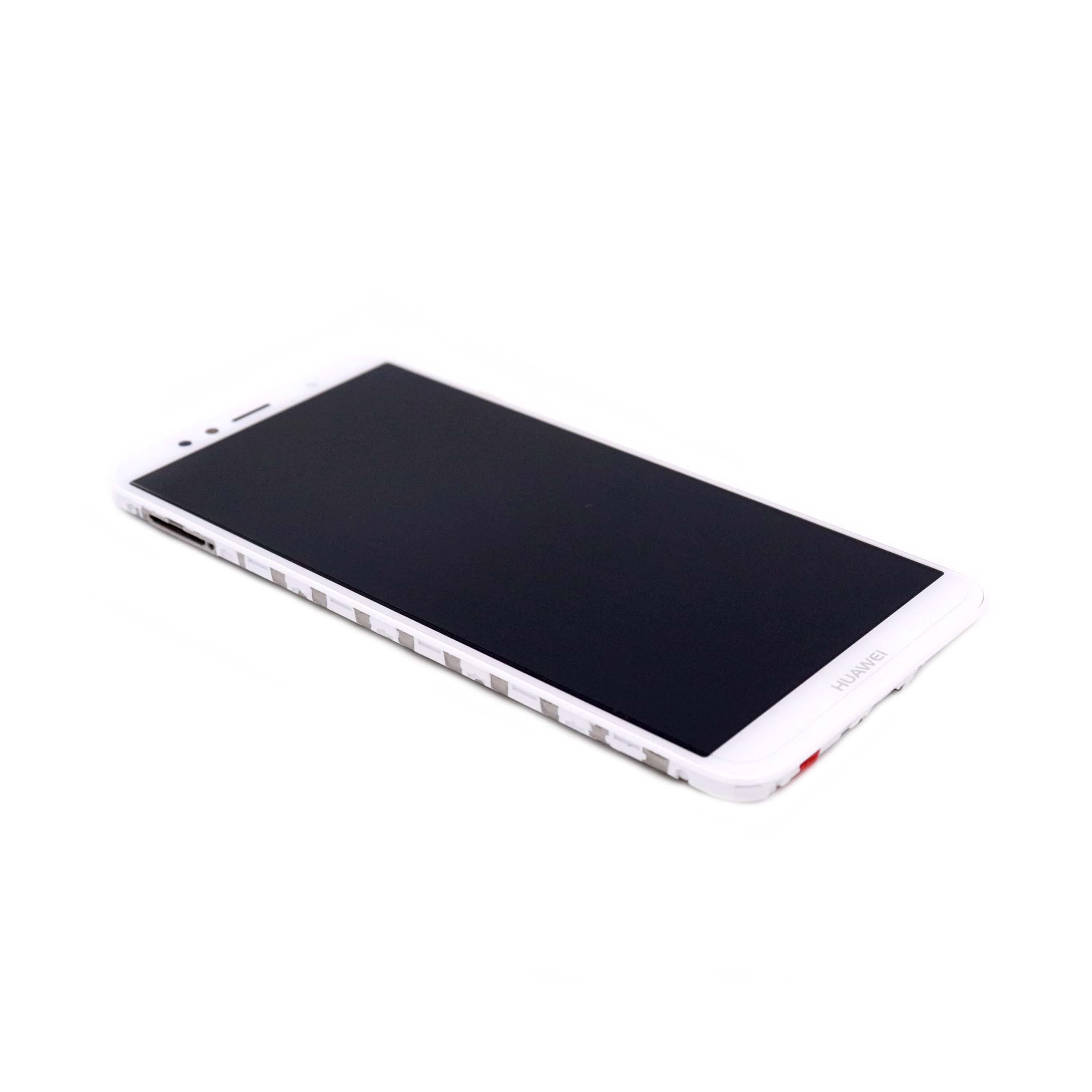 Huawei Scherm met frame and Batterij voor Huawei Y6 2018 Wit Service Pack