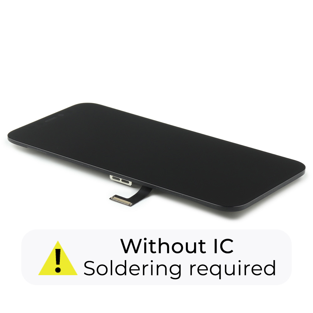 Apple Scherm (Without IC) voor Apple iPhone 12 Mini Zwart In-cell
