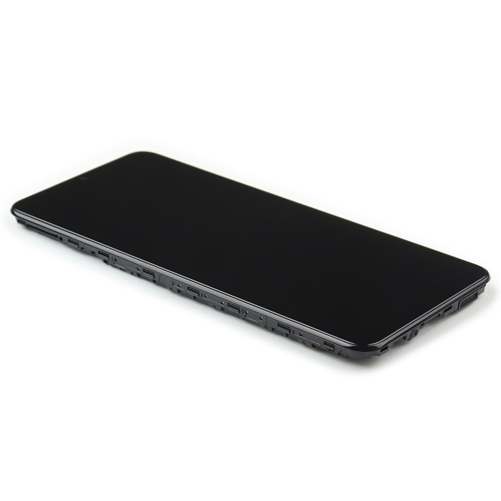 Display mit Rahmen Schwarz für Samsung Galaxy A04S Service Pack
