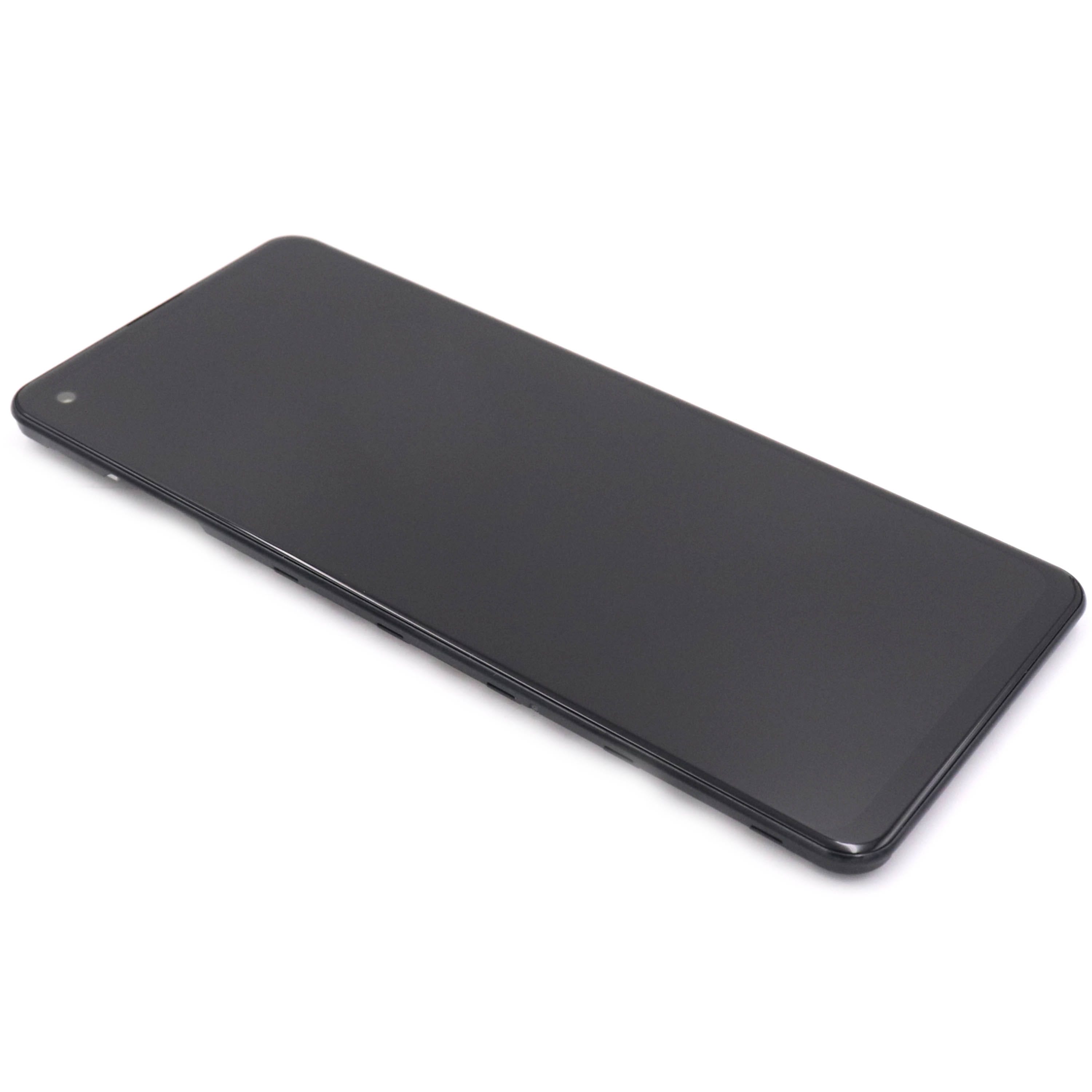 Samsung Scherm met frame voor Samsung Galaxy A21s Zwart Service Pack