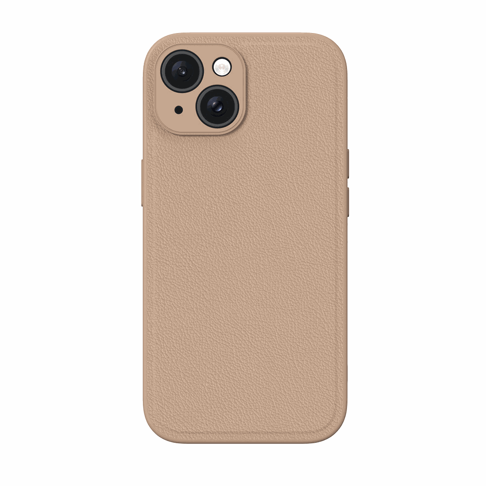 NOVANL SleekPU Leather voor iPhone 15 Plus Bruin